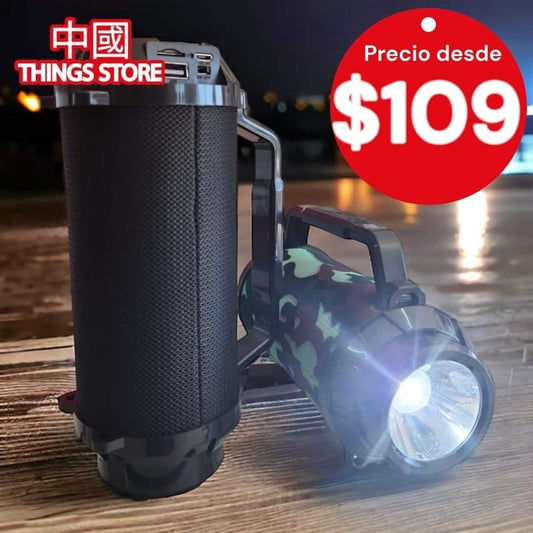 Bocina bala con luz
