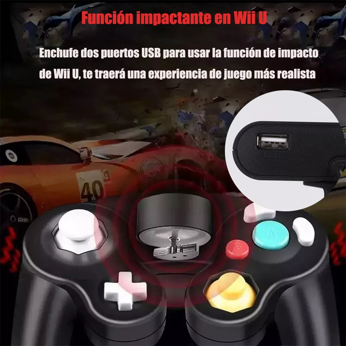 Adaptador control Nintendo Game Cube