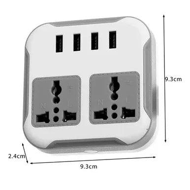 Multi contacto cuadrado