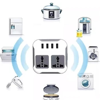 Multi contacto cuadrado