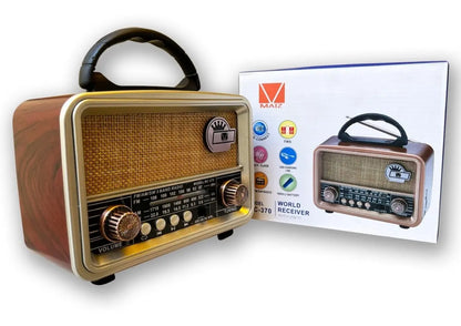 Bocina tipo radio antiguo