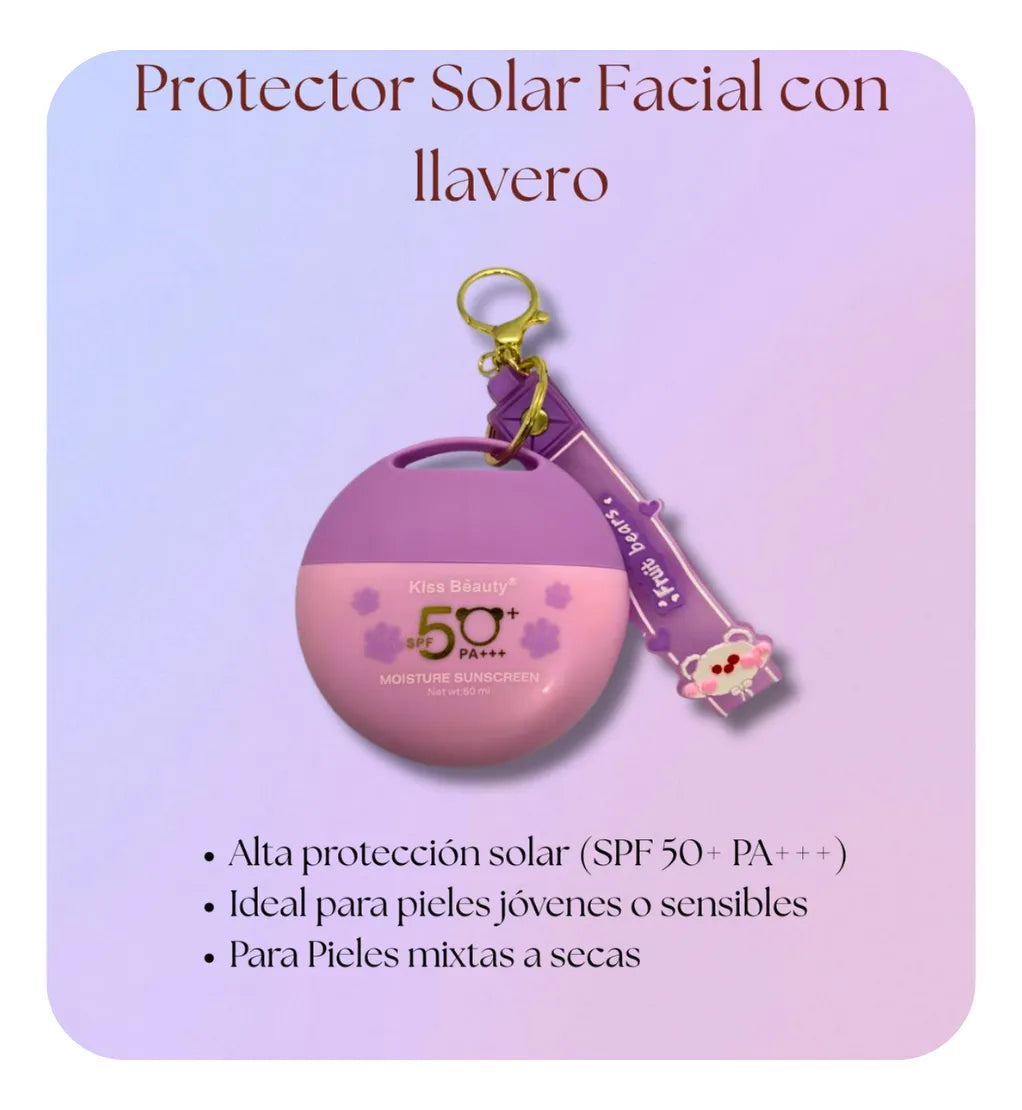 Protector solar de llavero