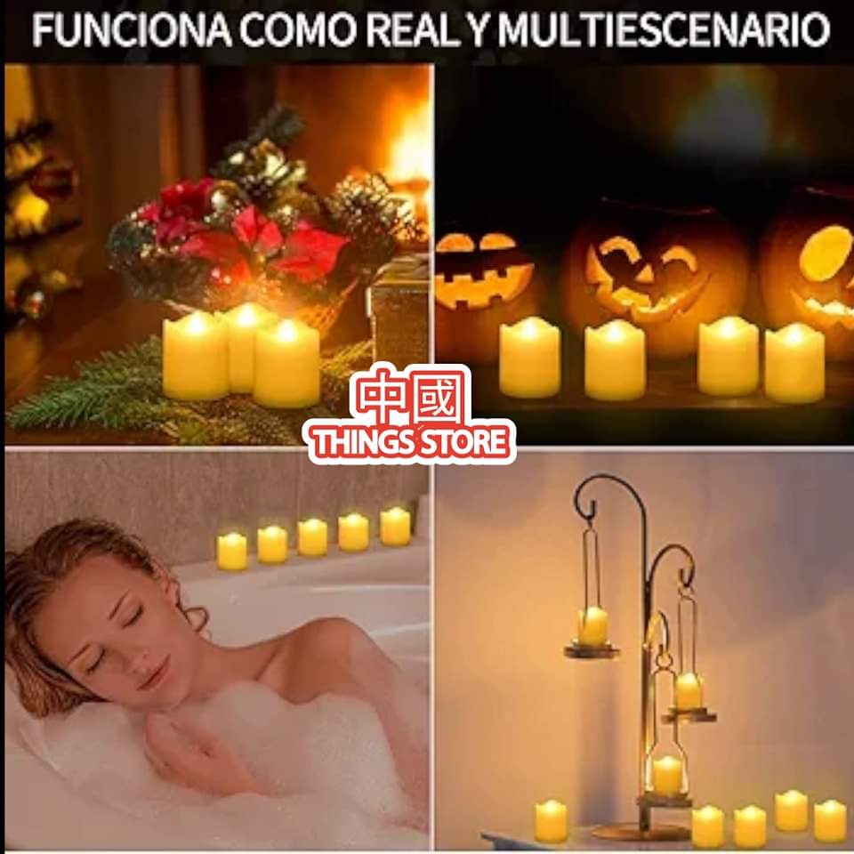 Velas cálida  para decoraciòn.