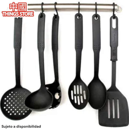 Juego de 6 cucharones de plástico