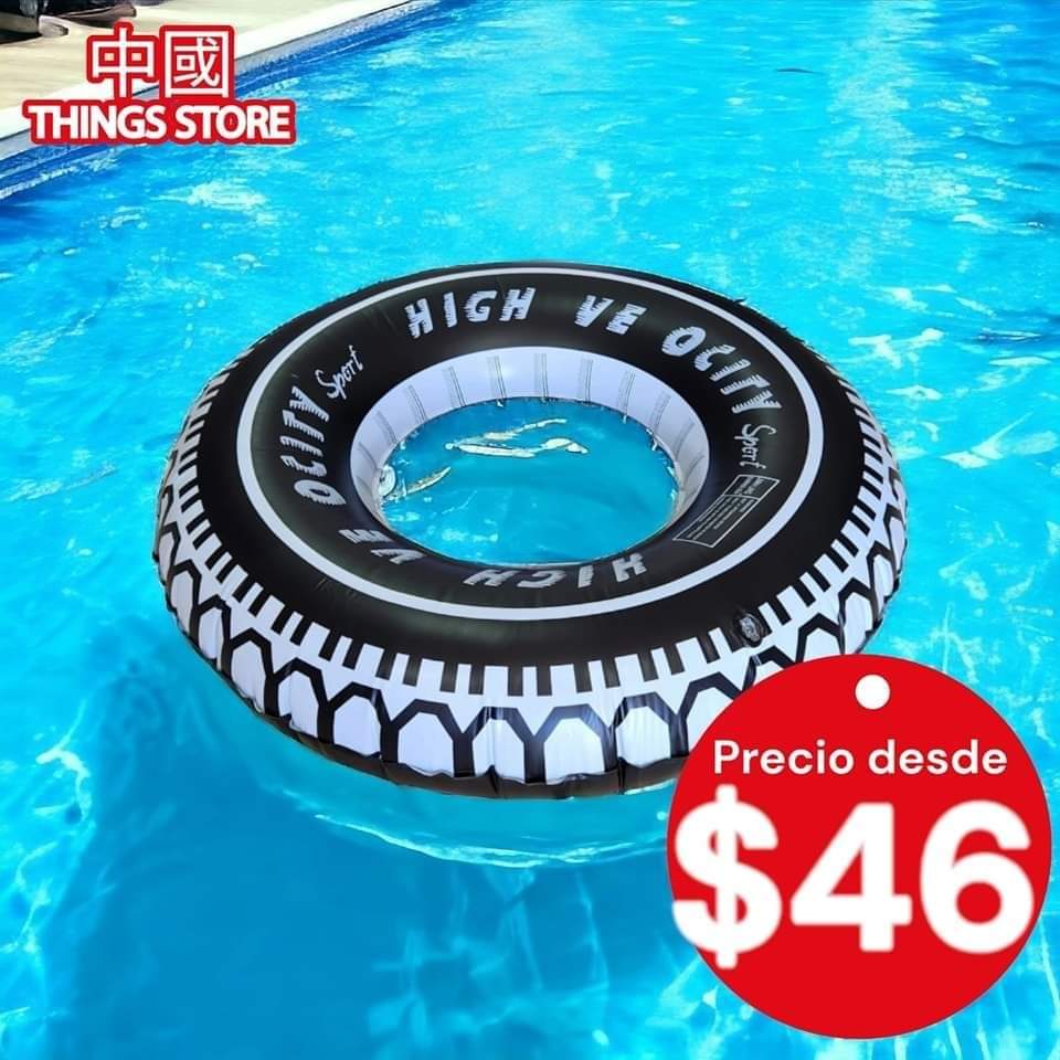 Salvavidas en forma de llanta