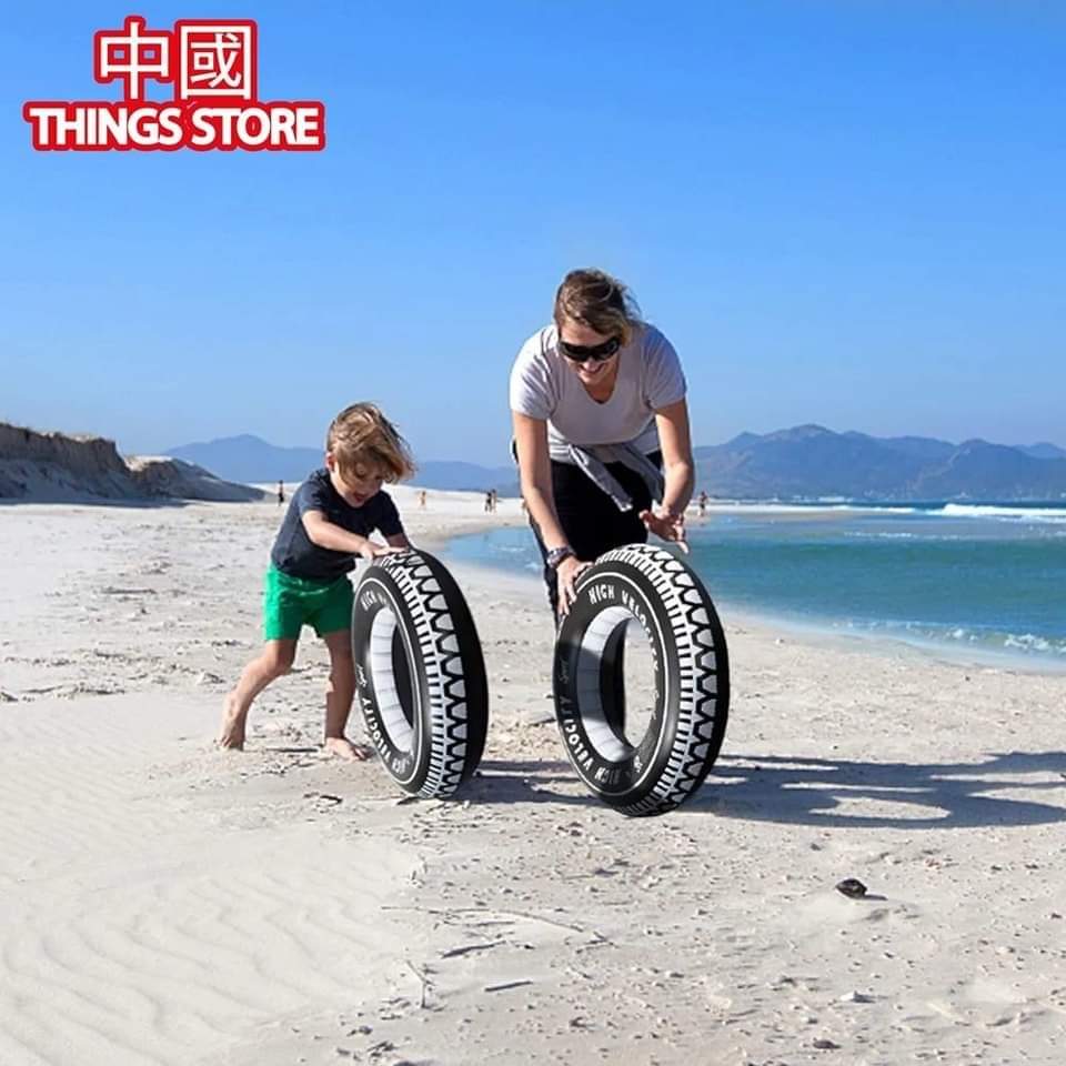 Salvavidas en forma de llanta