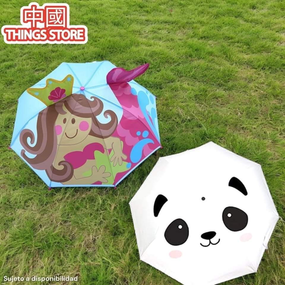 Paraguas niños 3D