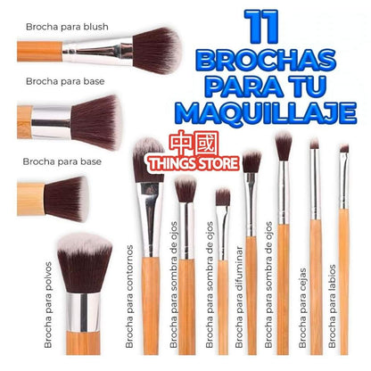 Brochas de maquillaje