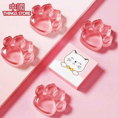 Jabón en forma de patita de gato