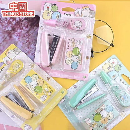 Kit escolar de kuromi engrapadora