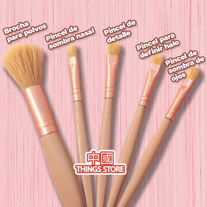 Estuche de 5 brochas