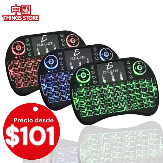 Teclado inalámbrico con mouse