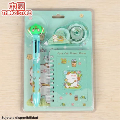 Set de papeleria 3pz