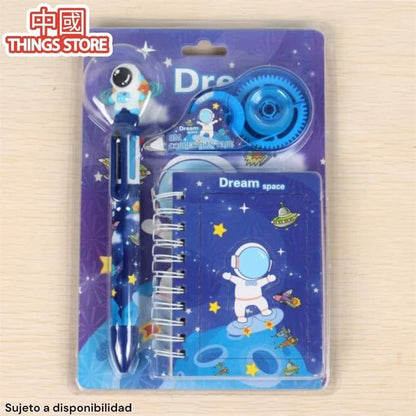 Set de papeleria 3pz