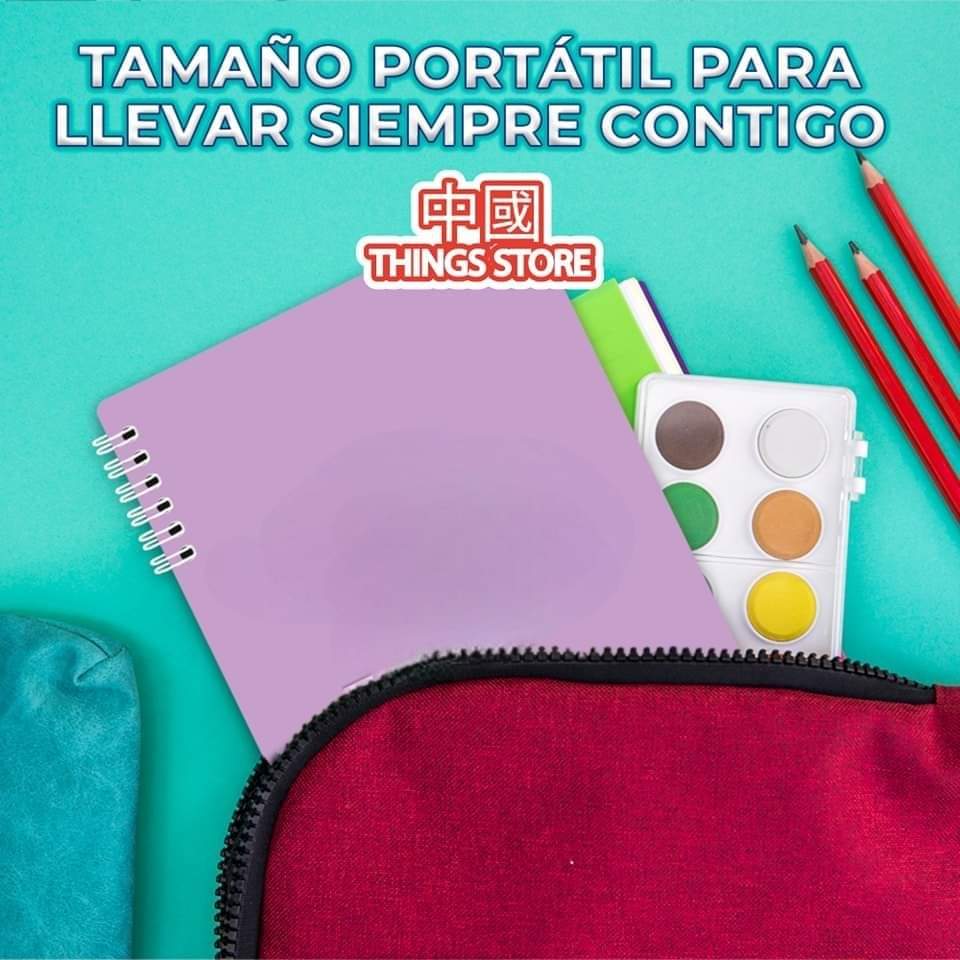 Cuaderno de rayas color liso