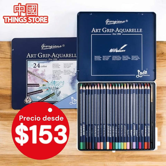 Colores azul 24 pz