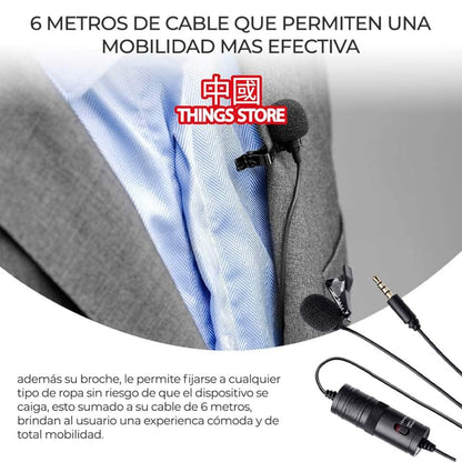 Micrófono de solapa condensador