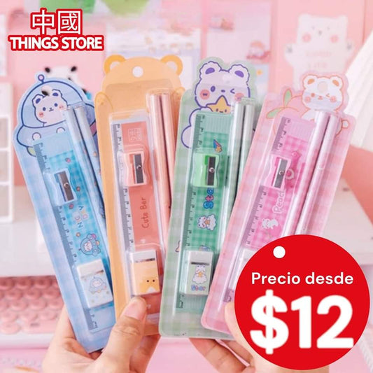 Juego de papelería