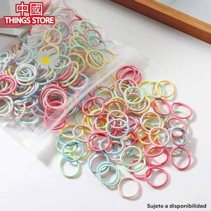 Paquete de ligas para el cabello