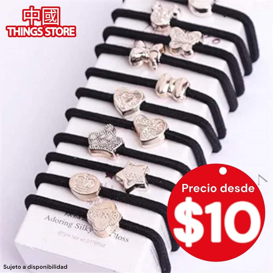 Dúo de ligas para el cabello