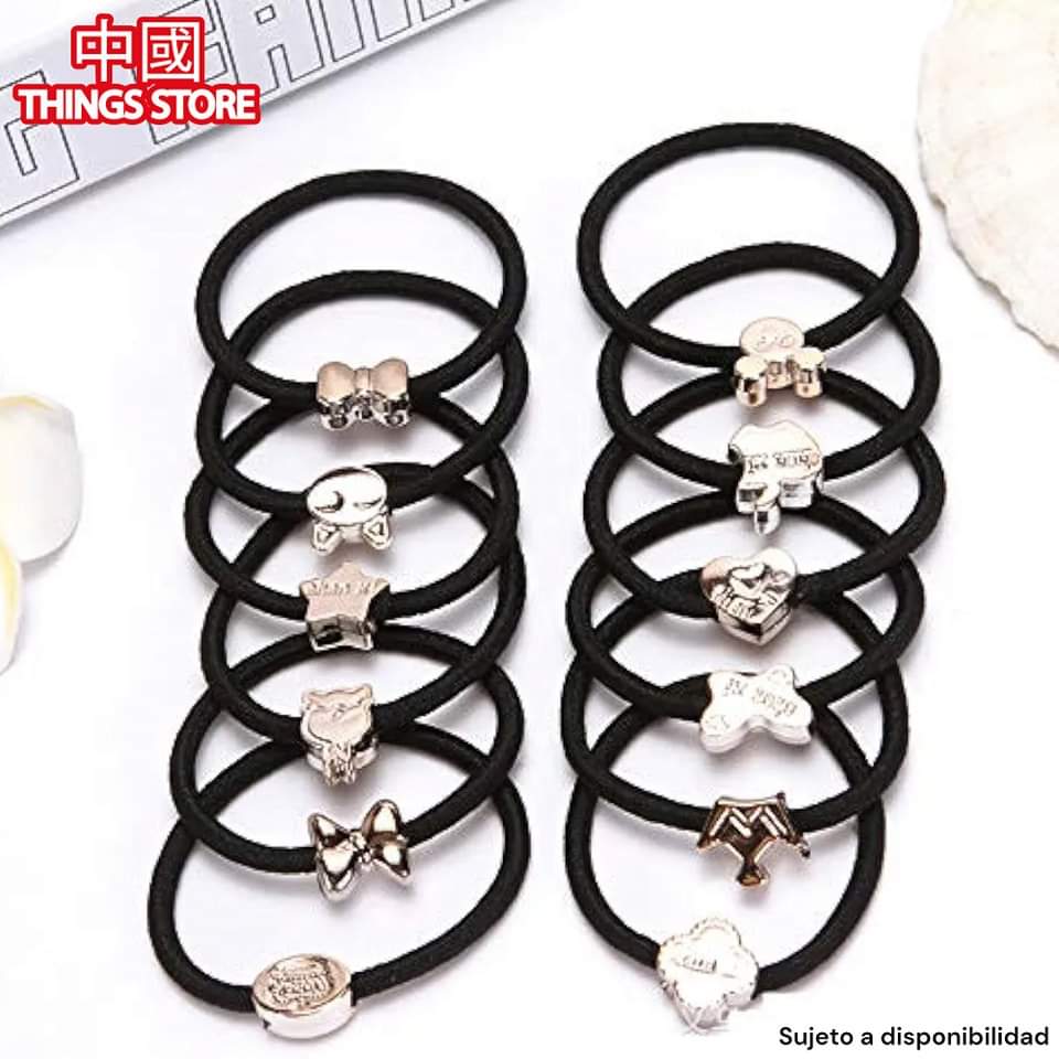 Dúo de ligas para el cabello