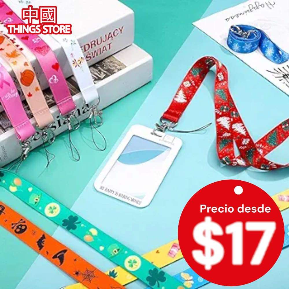 Porta gafete con diseño