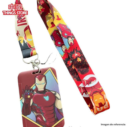 Porta gafete con diseño