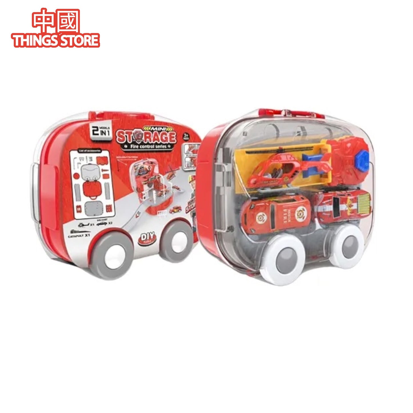 Lonchera de juguete de bombero