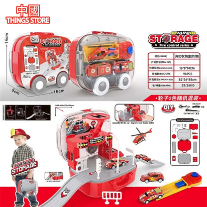 Lonchera de juguete de bombero