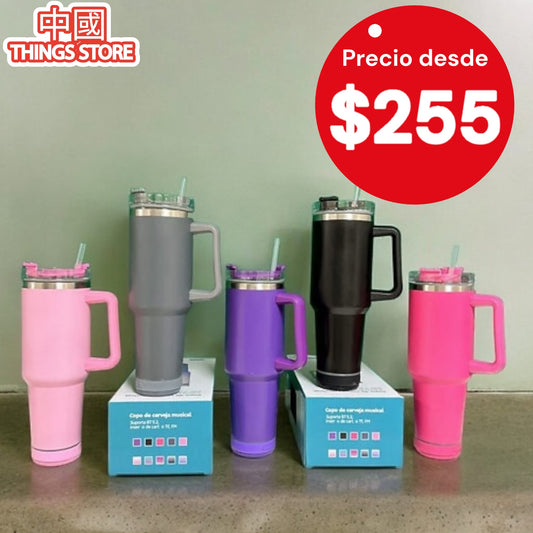Termo Stanley con bocina y 2 vasos