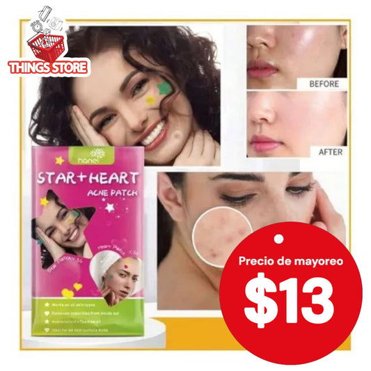 Parche para acné de figuras