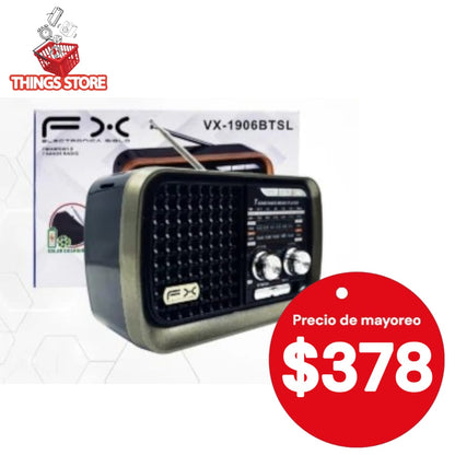 Radio BT con panel solar