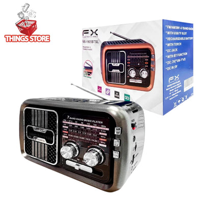 Radio BT con panel solar