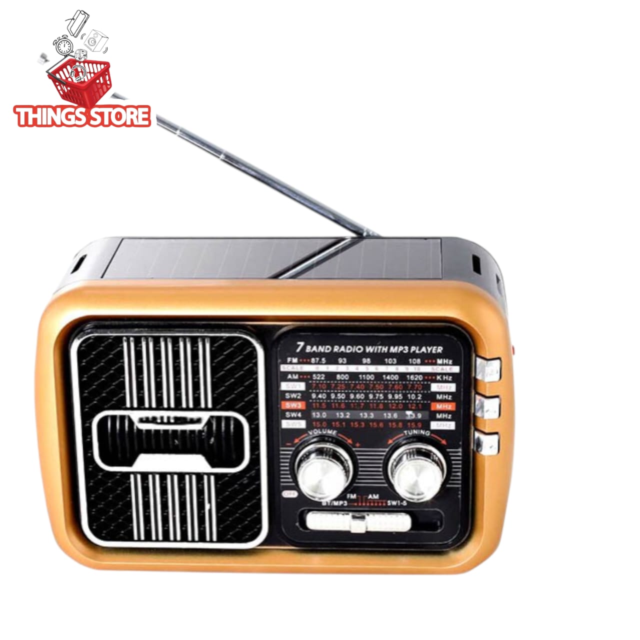 Radio BT con panel solar