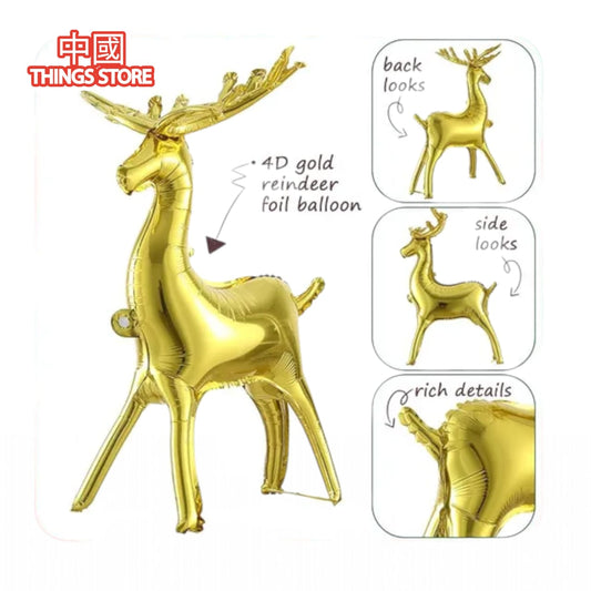 Globo de reno navideño