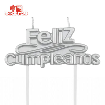 Vela de feliz cumpleaños