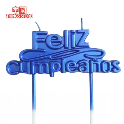 Vela de feliz cumpleaños