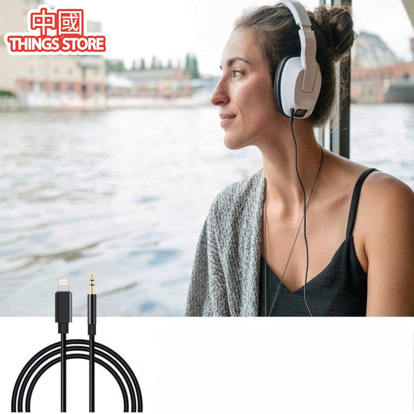 Cable auxiliar para iPhone