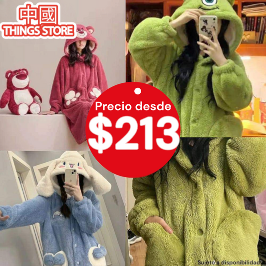 Bata/pijama de diferentes personajes