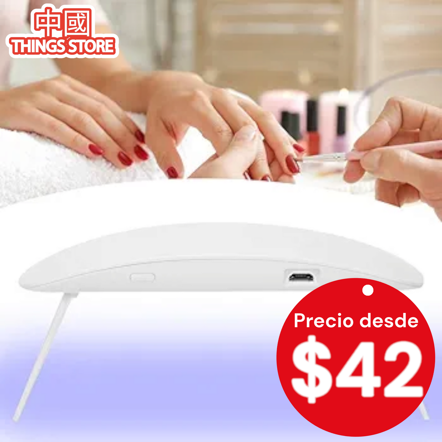 Lámpara de uñas mini