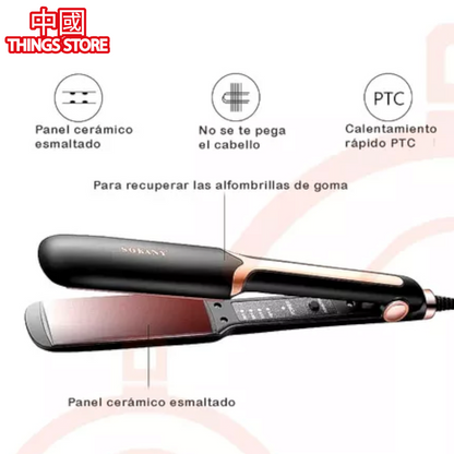 Plancha de pelo ancho