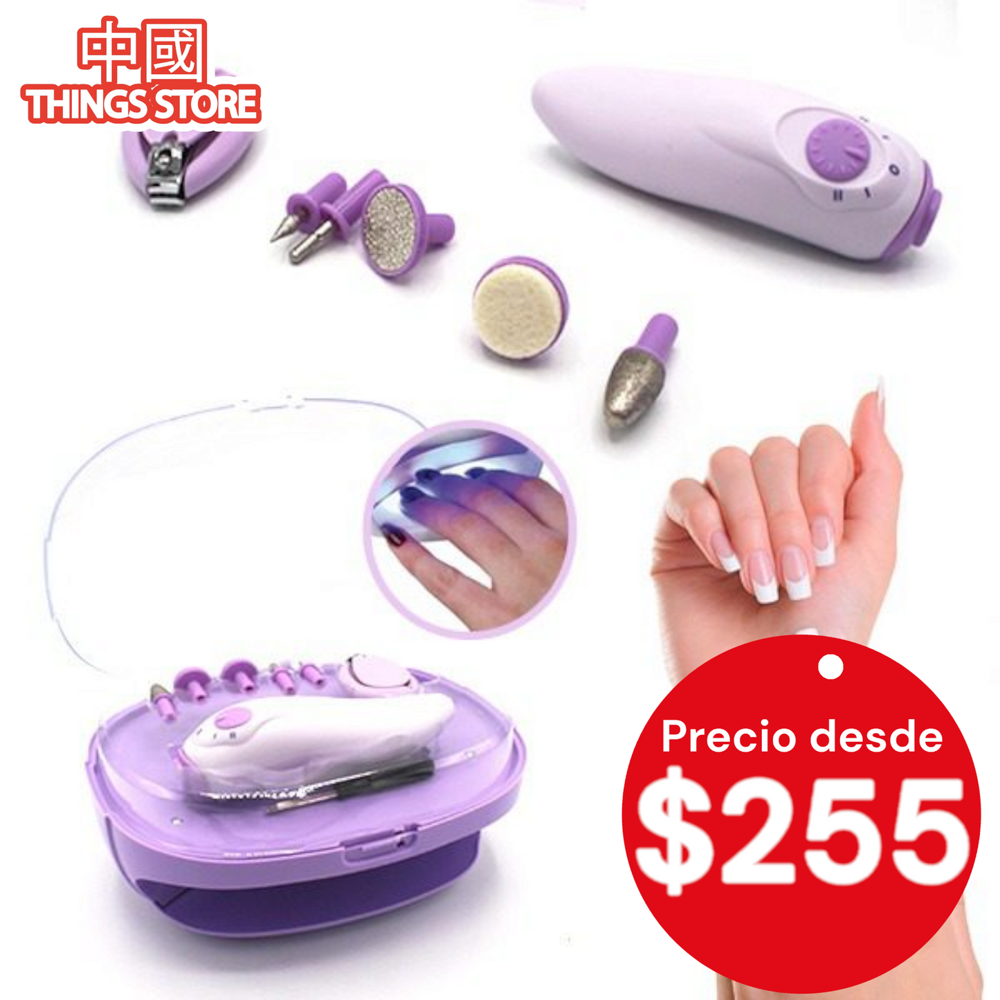 Máquina de uñas 7 en 1