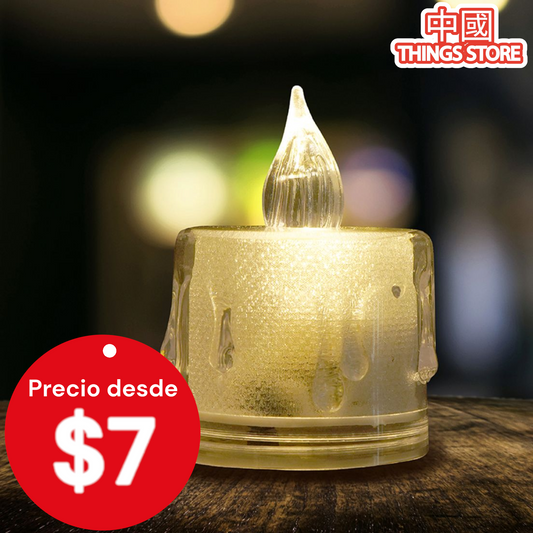 Vela transparente de 5cm