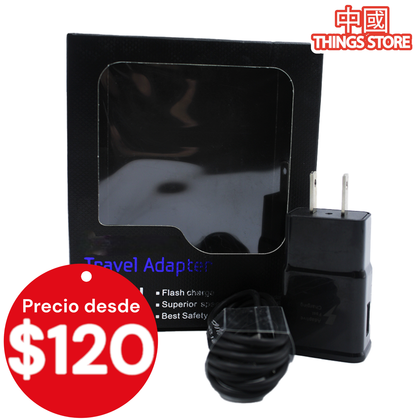 Combo cargador entrada V8