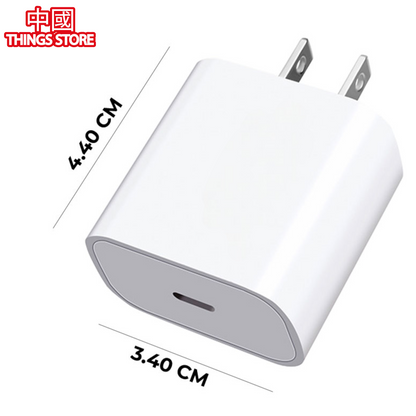 Cargador De Carga Rapida Pd Tipo C Usb Celular 20w