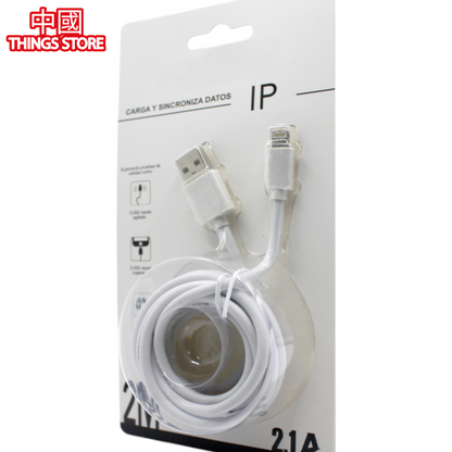 Cable Lightning para iPhone de 2 metros