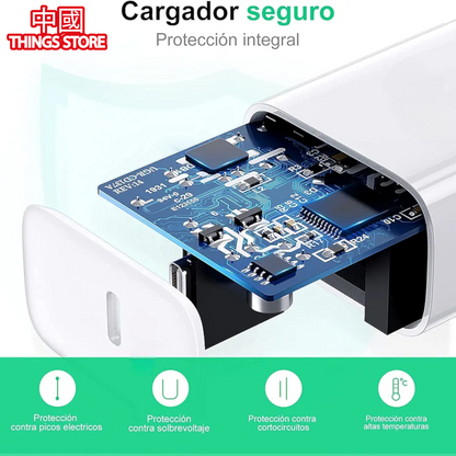 Cargador USB C 20w
