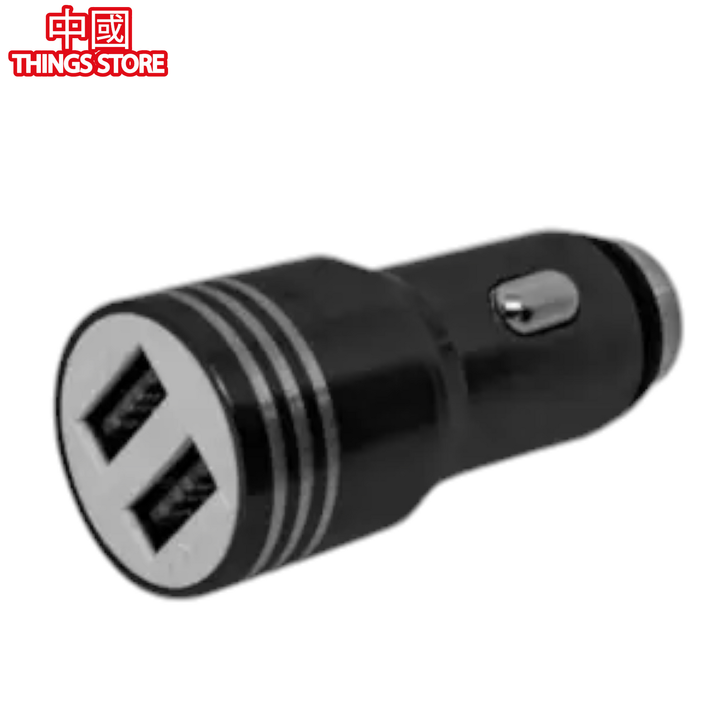 Cargador para auto 2 entradas