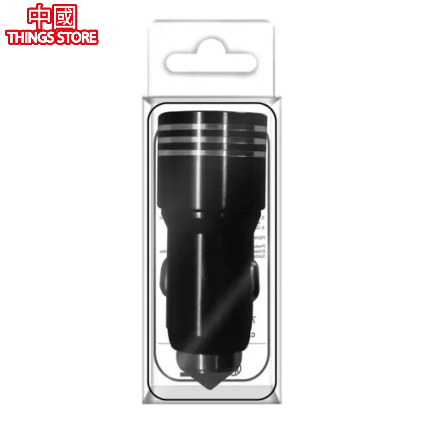 Cargador para auto 2 entradas