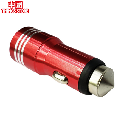 Cargador de celular para auto con 2 puertos usb